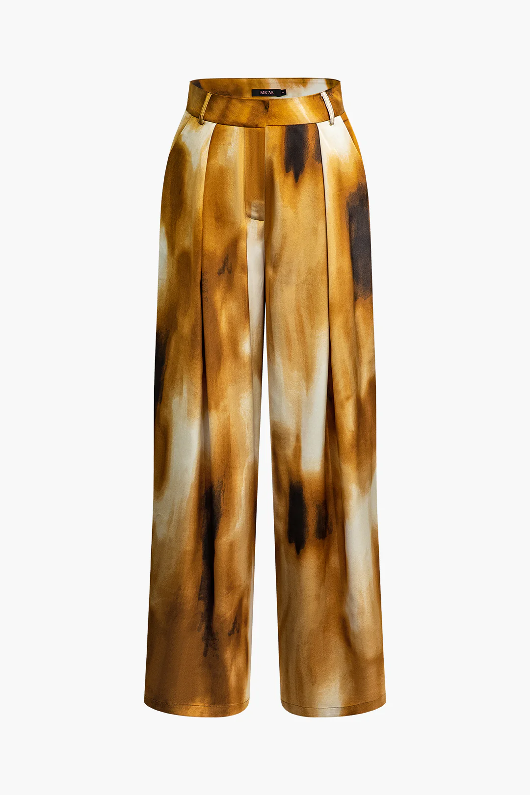 Tie-Dye Wide-Leg Trousers
