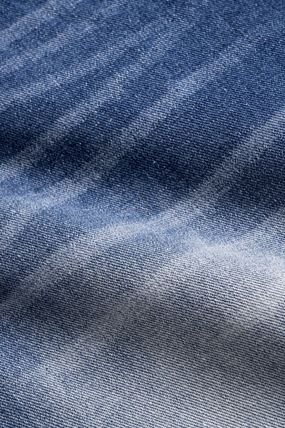 Faded Distressed Button Pocket Wide Leg Denim Jeans