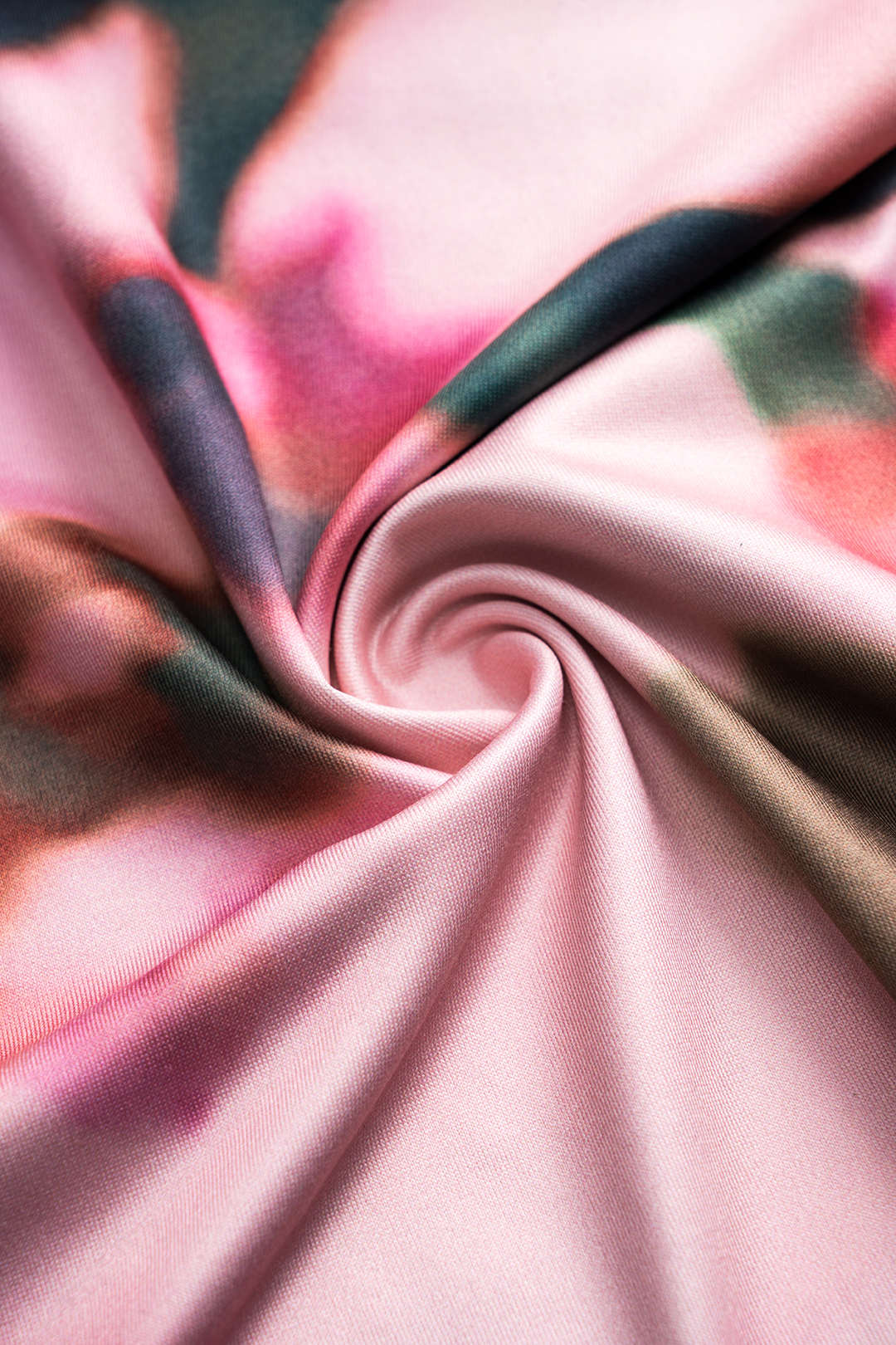 Contrast Print Backless Slip Sleeveless Maxi Dress