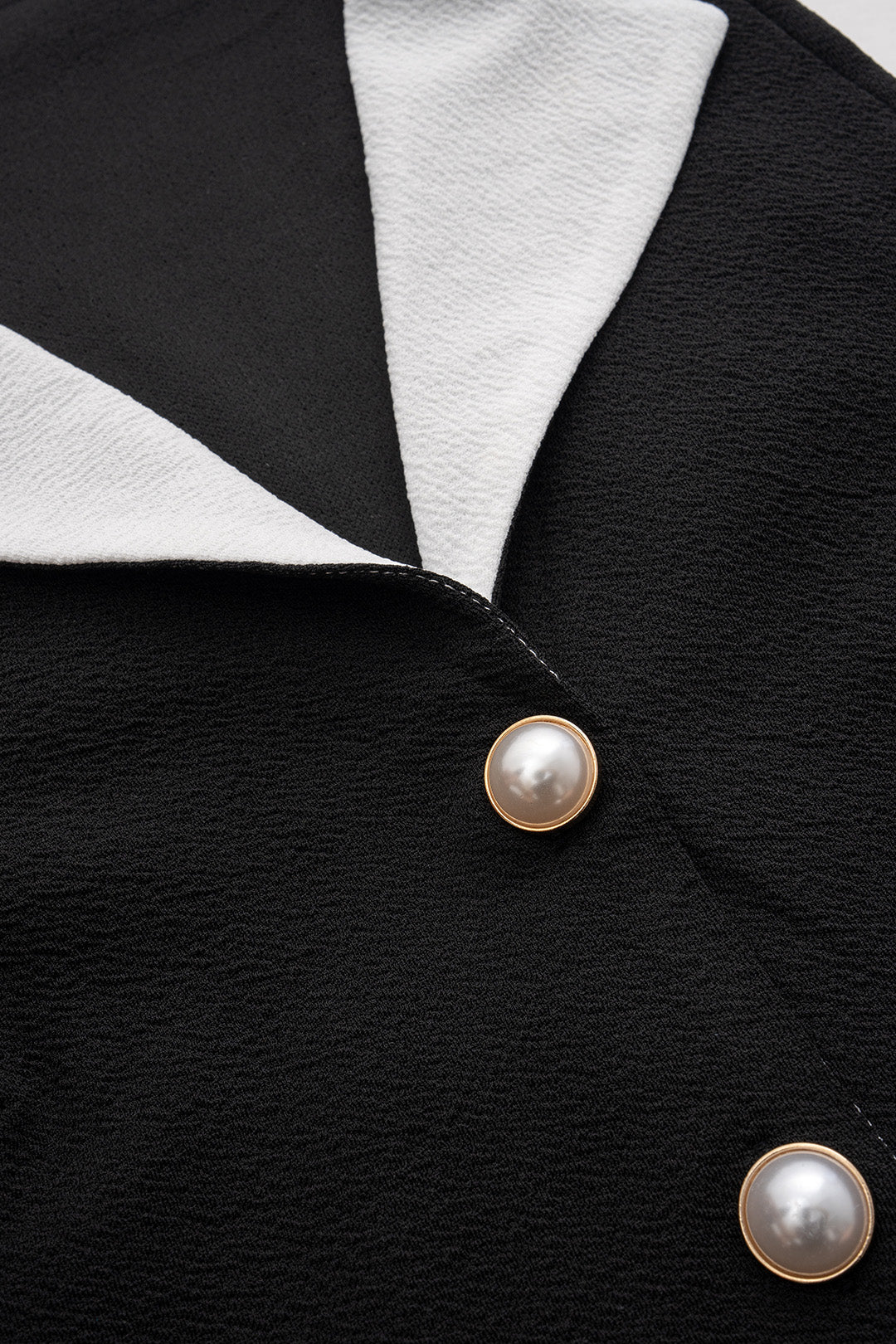 Contrast Button Sleeveless Maxi Dress