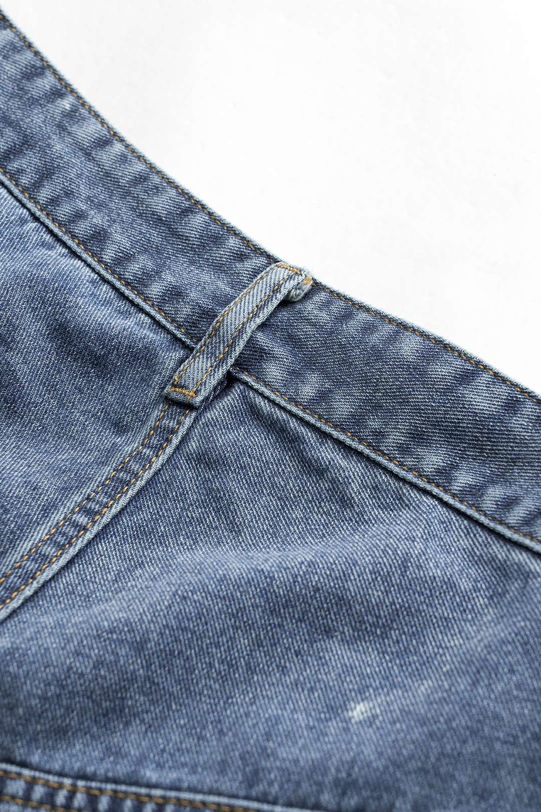 Asymmetrical High Waist Denim Jeans