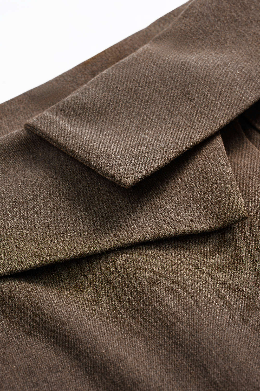 Pleated High Waist Asymmetrical Skirt