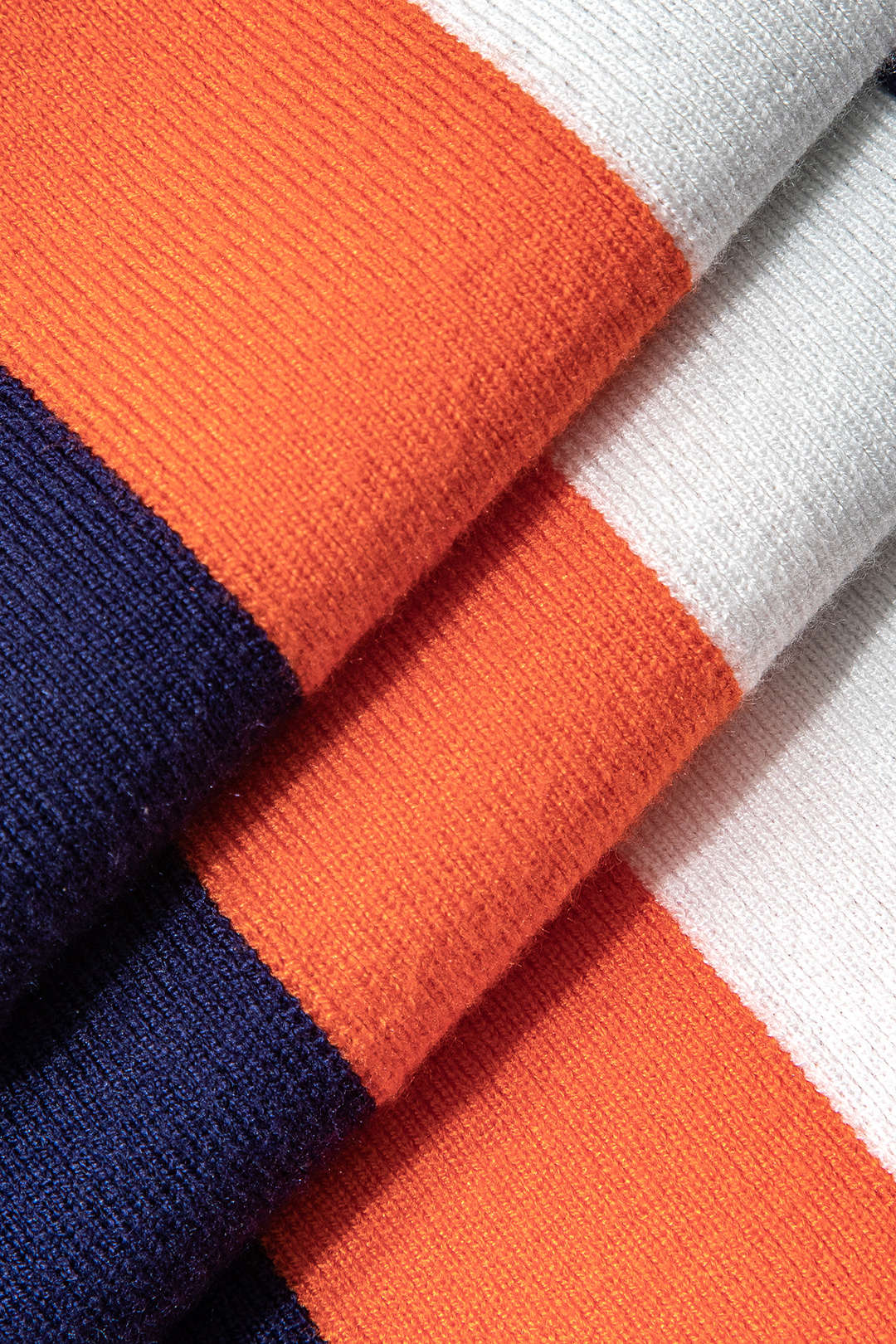 Stripe Print Knit Color Block Fringe Mini Dress