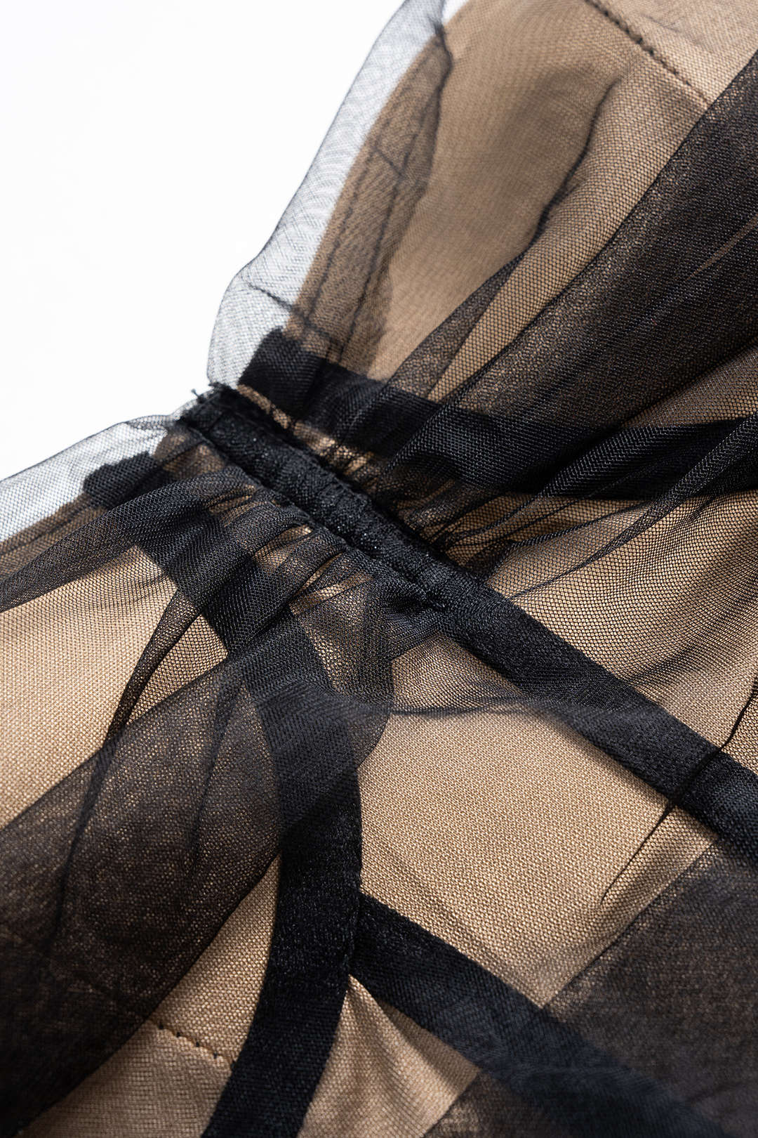 Patchwork Mesh Cami Top