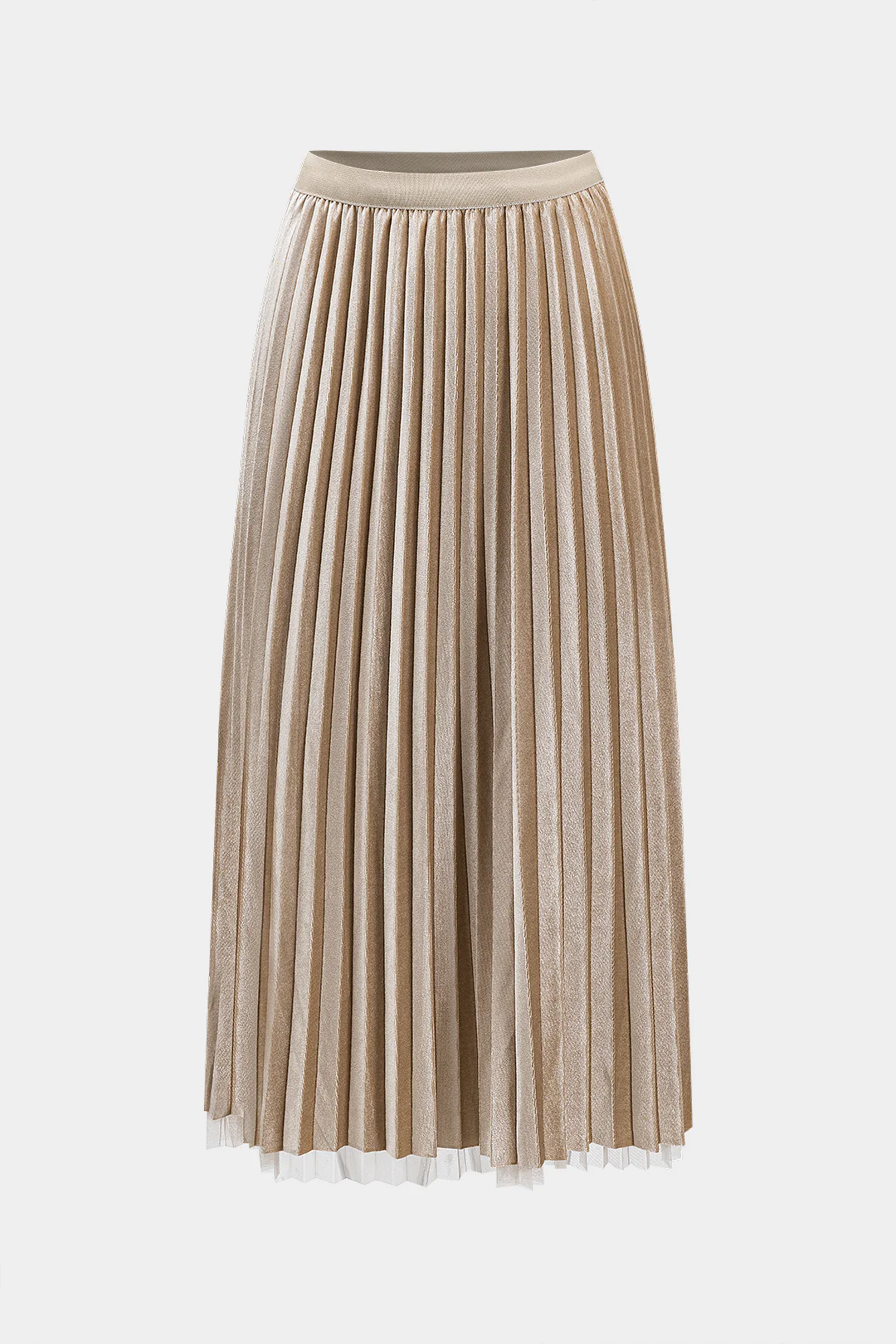 Velvet Pleated Women's Skirt