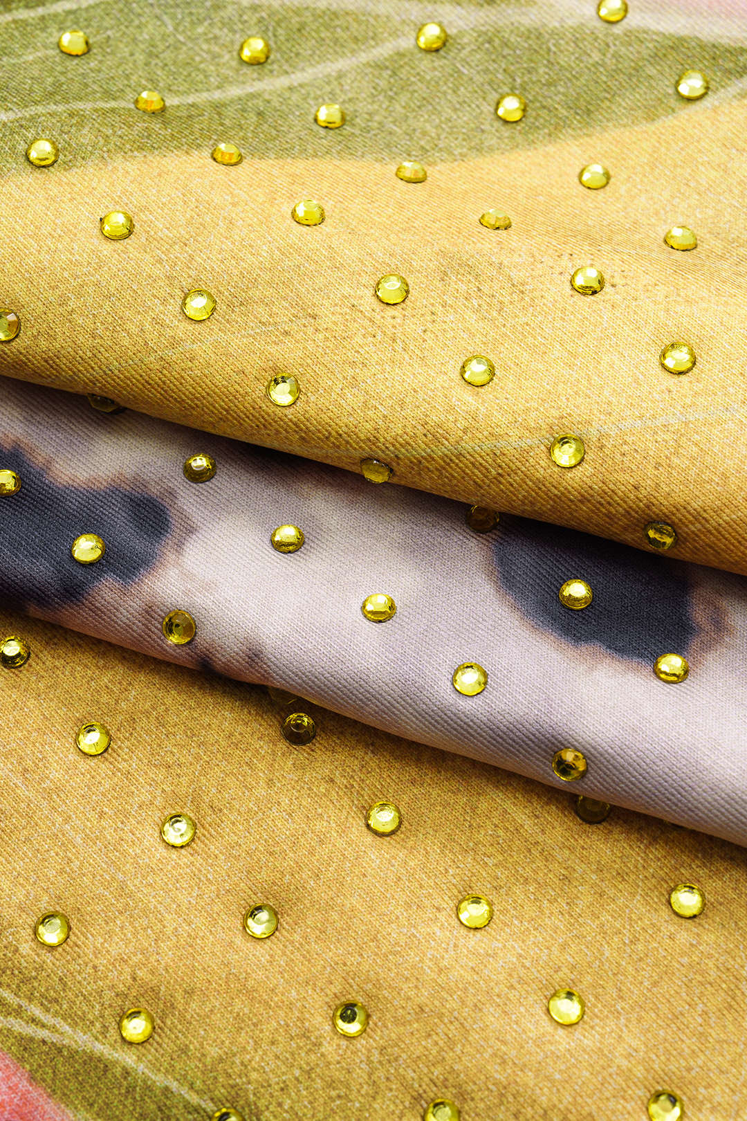 Leopard Print Riveted Skirt