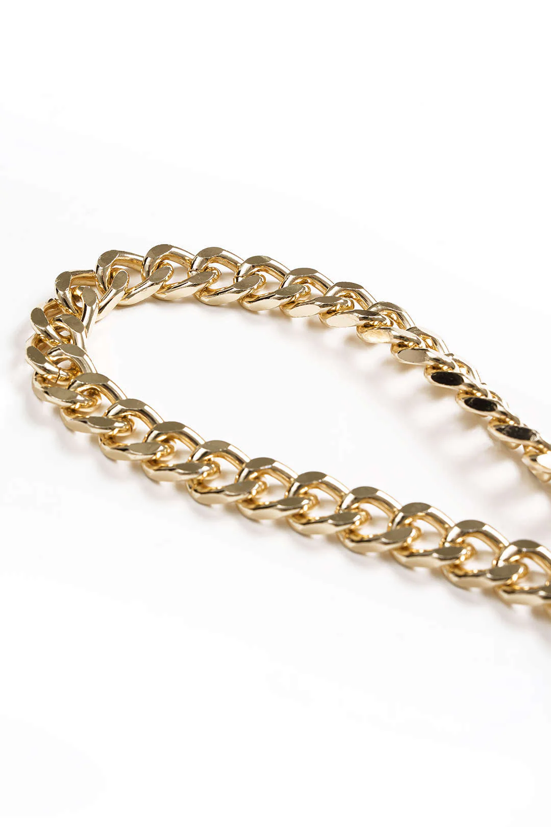 Faux Leather Metallic Chain Ruched Camisole Top