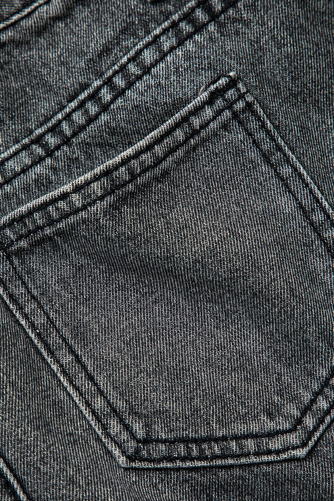 Multi-Pocket Denim Mini Cargo Skirt