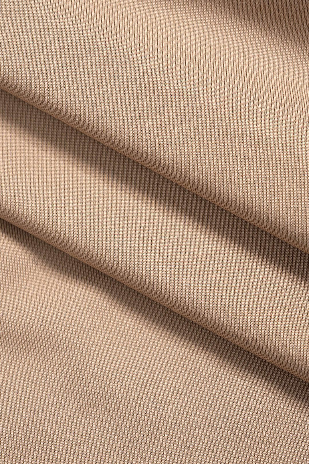 Ruched Draped Cowl Neck Long-Sleeve Top