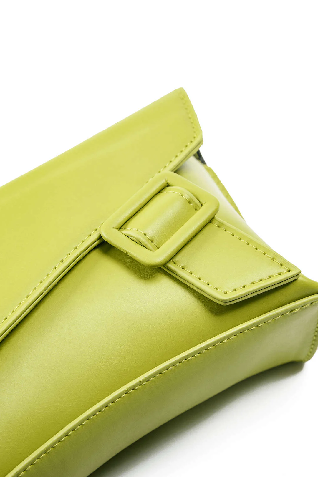 Metallic Faux Leather Square Crossbody Handheld Tote Bag