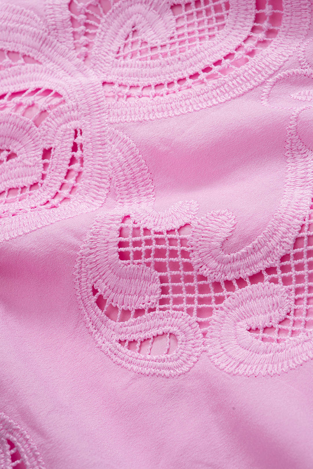 Hollow Out Embroidery Tank Top and Skirt Ensemble