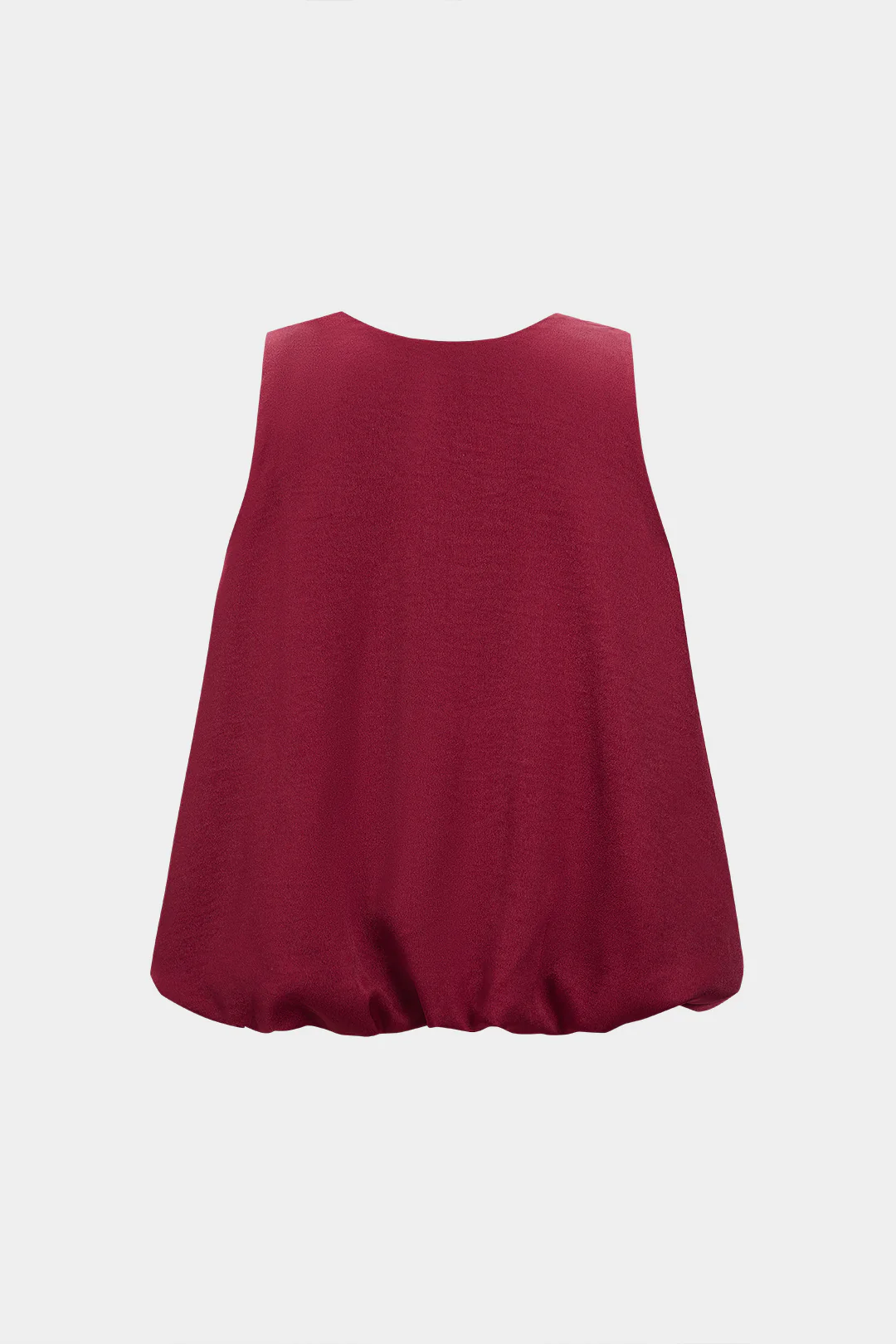 Solid Ruched Tank Top