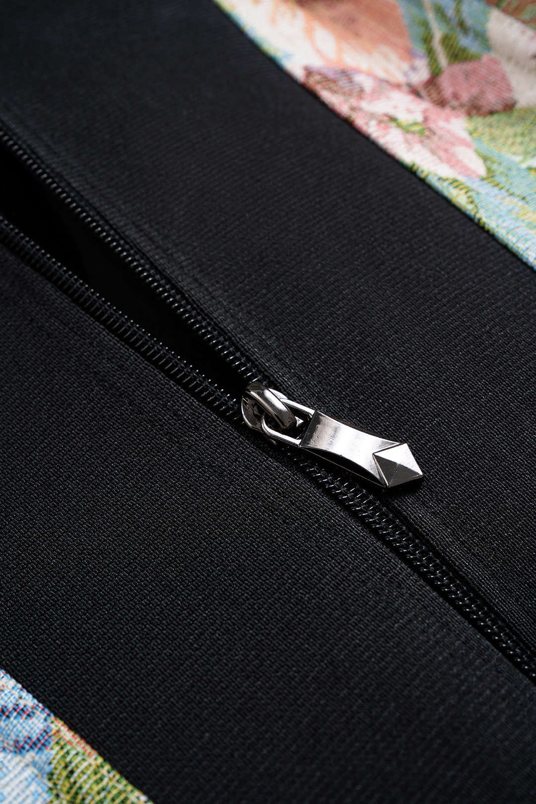 Jacquard Corset Zipper Tube Top