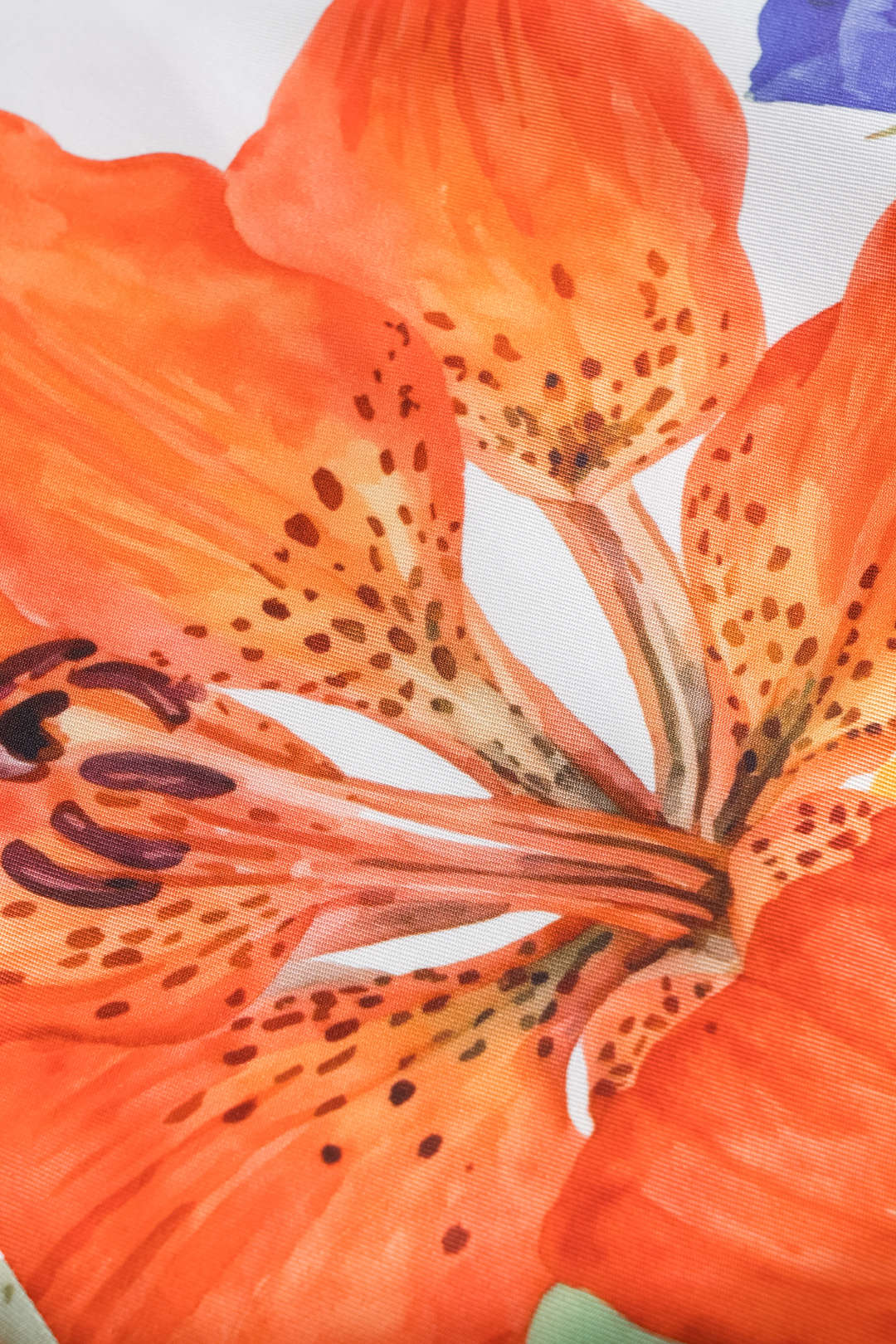 Floral Print Satin V-Neck  Mini Dress