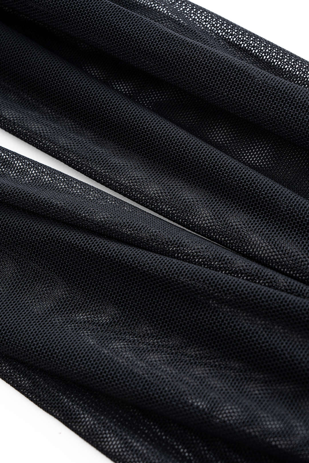 Mesh Patchwork Ruched Corset Long Sleeve Mini Dress