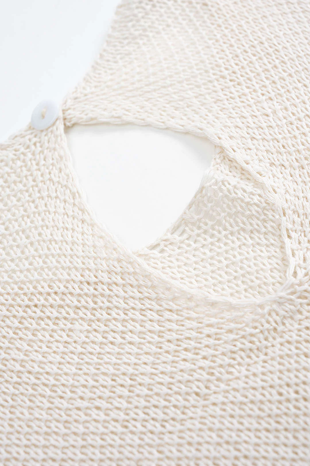 Knit Texture Contrast Tank Top