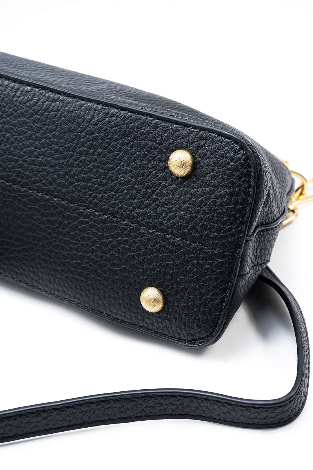 Leather Tote Bag with Metal Handle