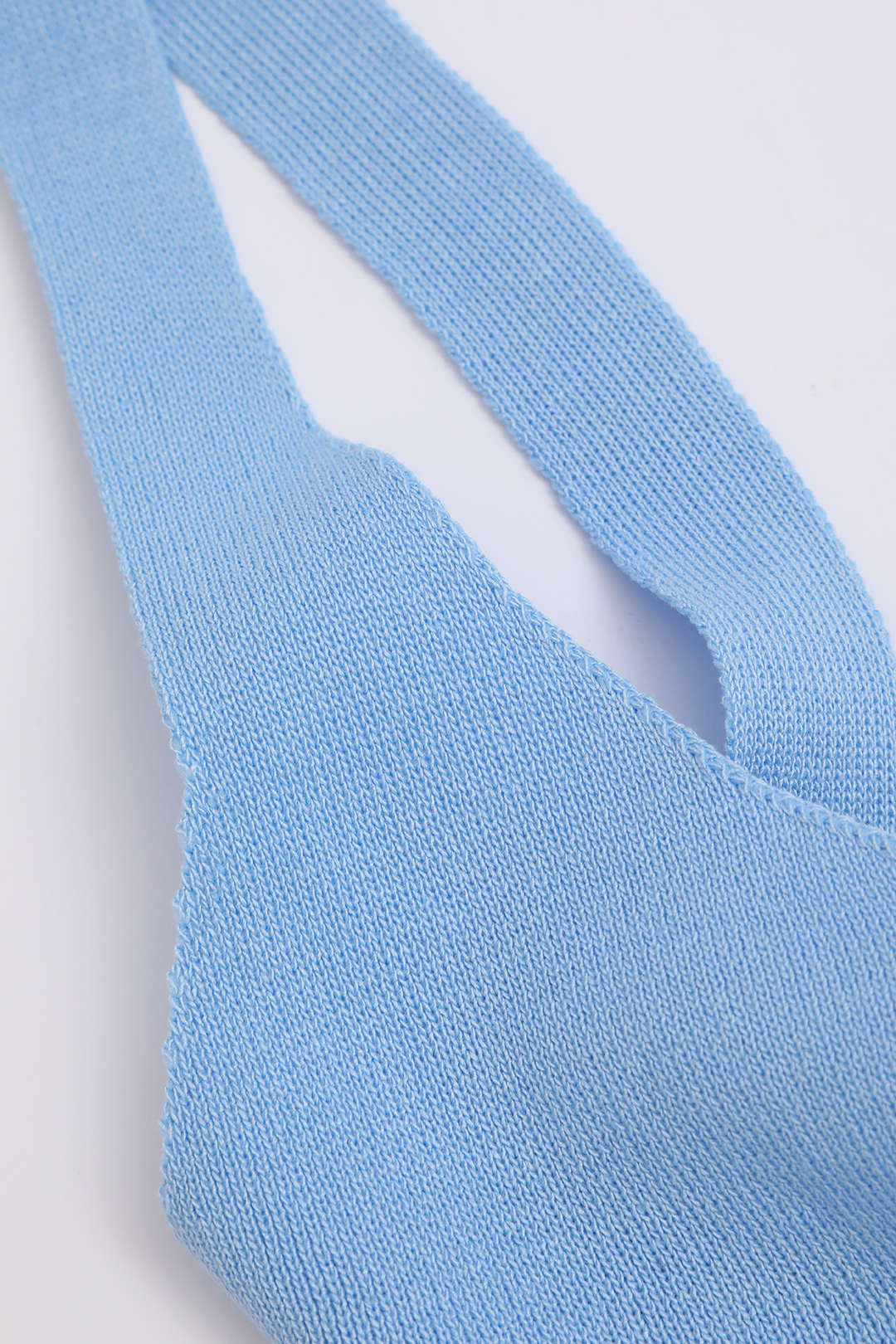 Multicolor Striped Knitted Backless Maxi Dress