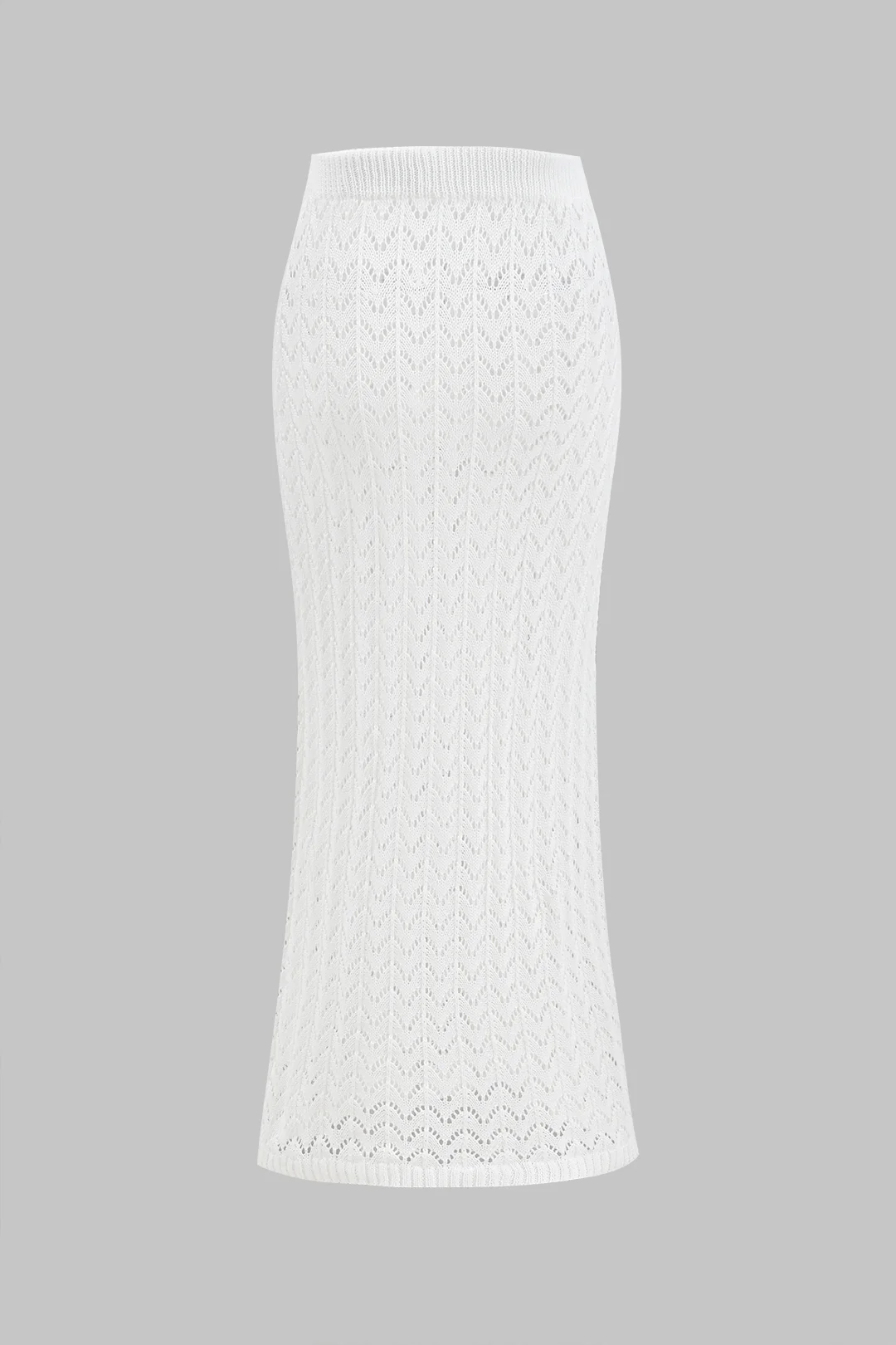 Knit Cut-Out Button Short-Sleeve Top and Skirt Set