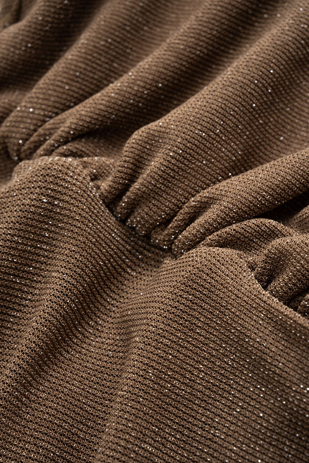 Asymmetrical Neck Cut Out Ruched Long Sleeve Mini Dress