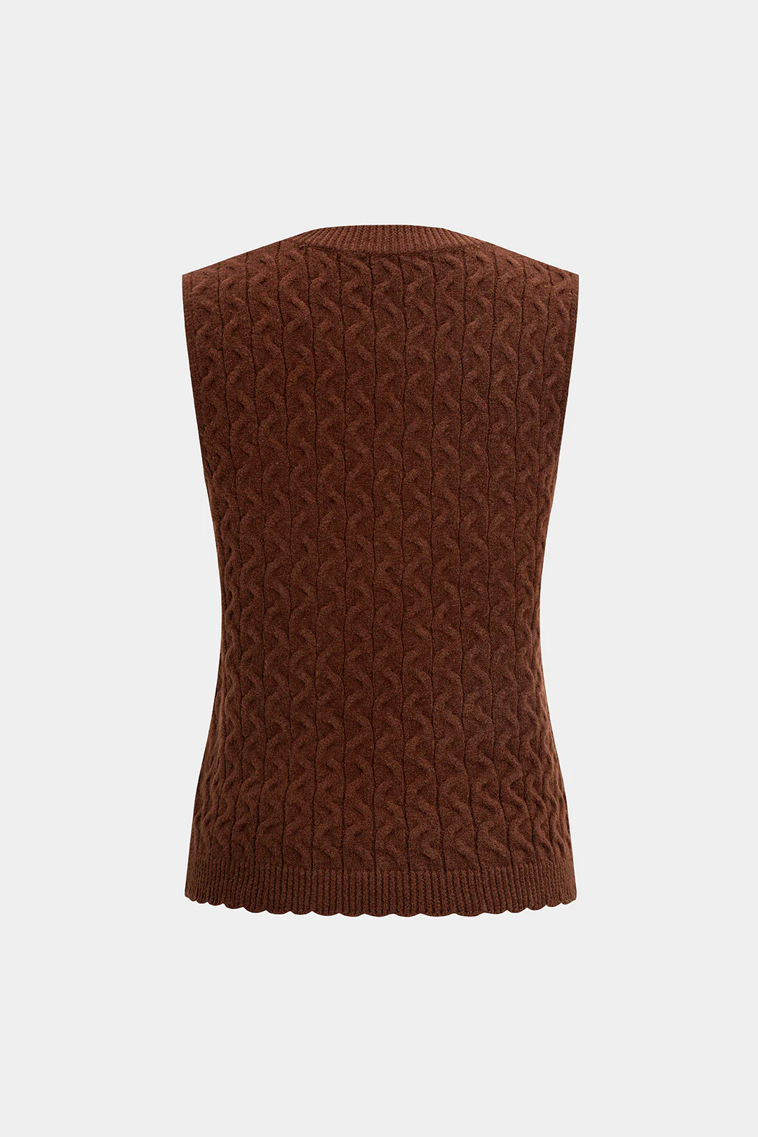 Cable Knit Braided Tank Top