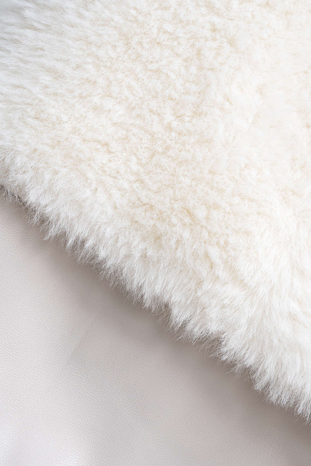 Faux Leather and Fur Patchwork Skirt Set