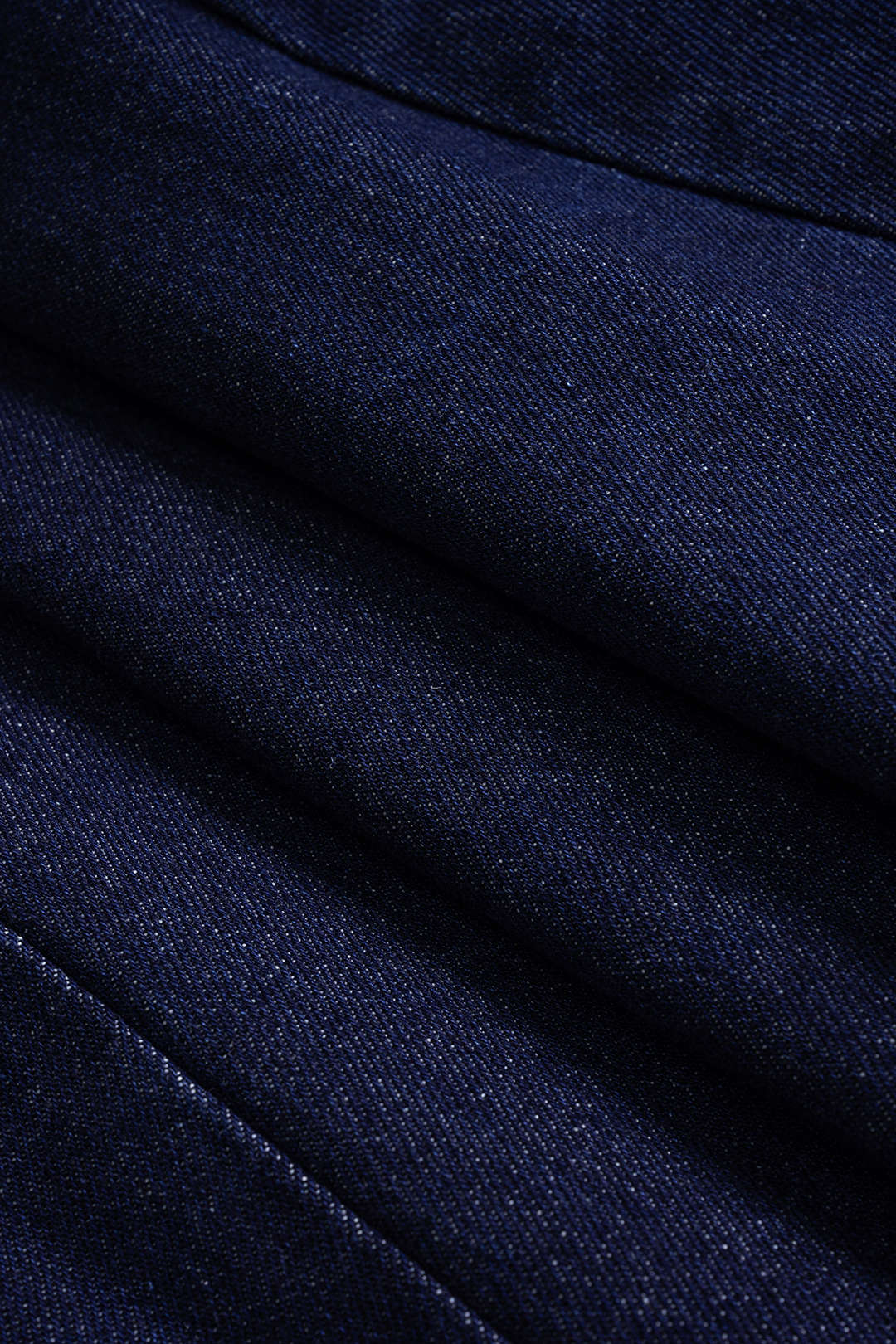 Denim V-Neck Button Short Sleeve Dress