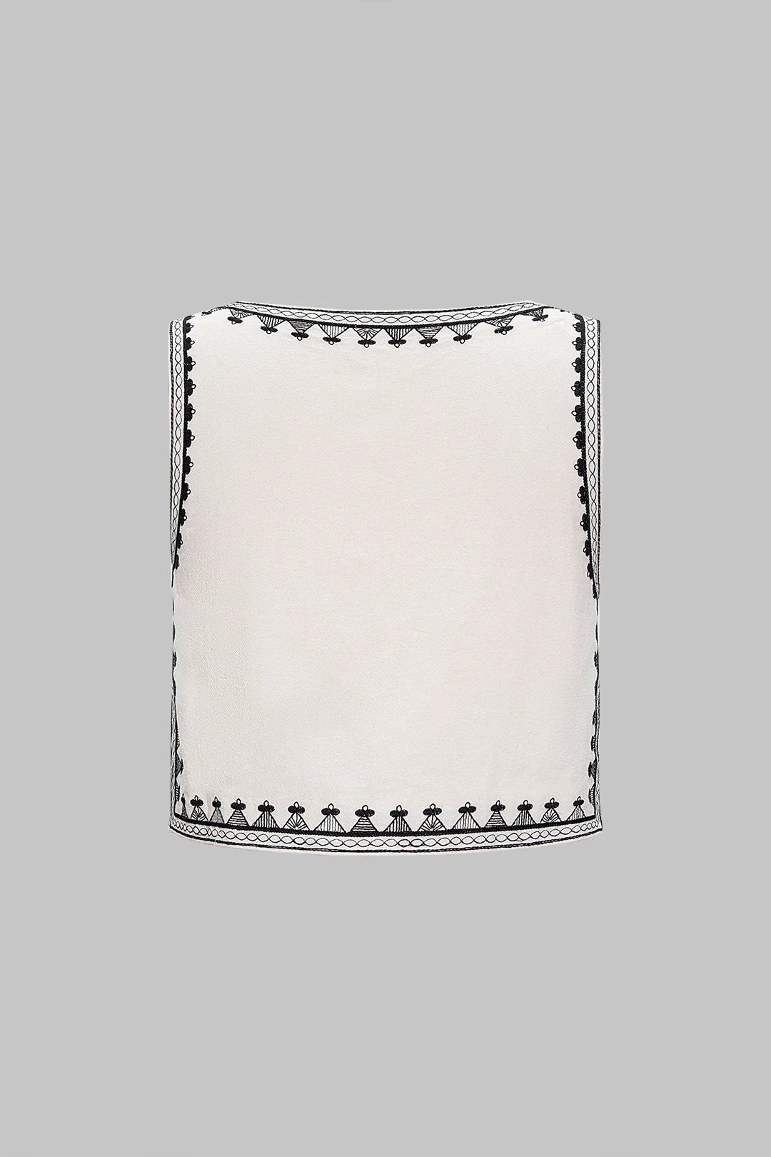 V-Neck Embroidered Tank Top