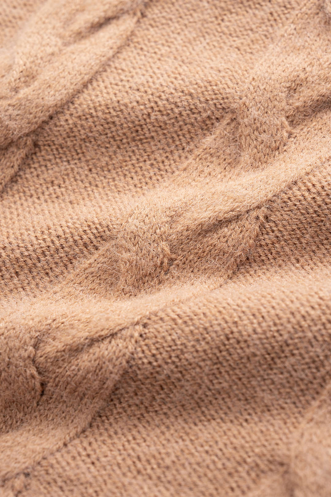 Cable Knit Strapless Pleated Mini Dress