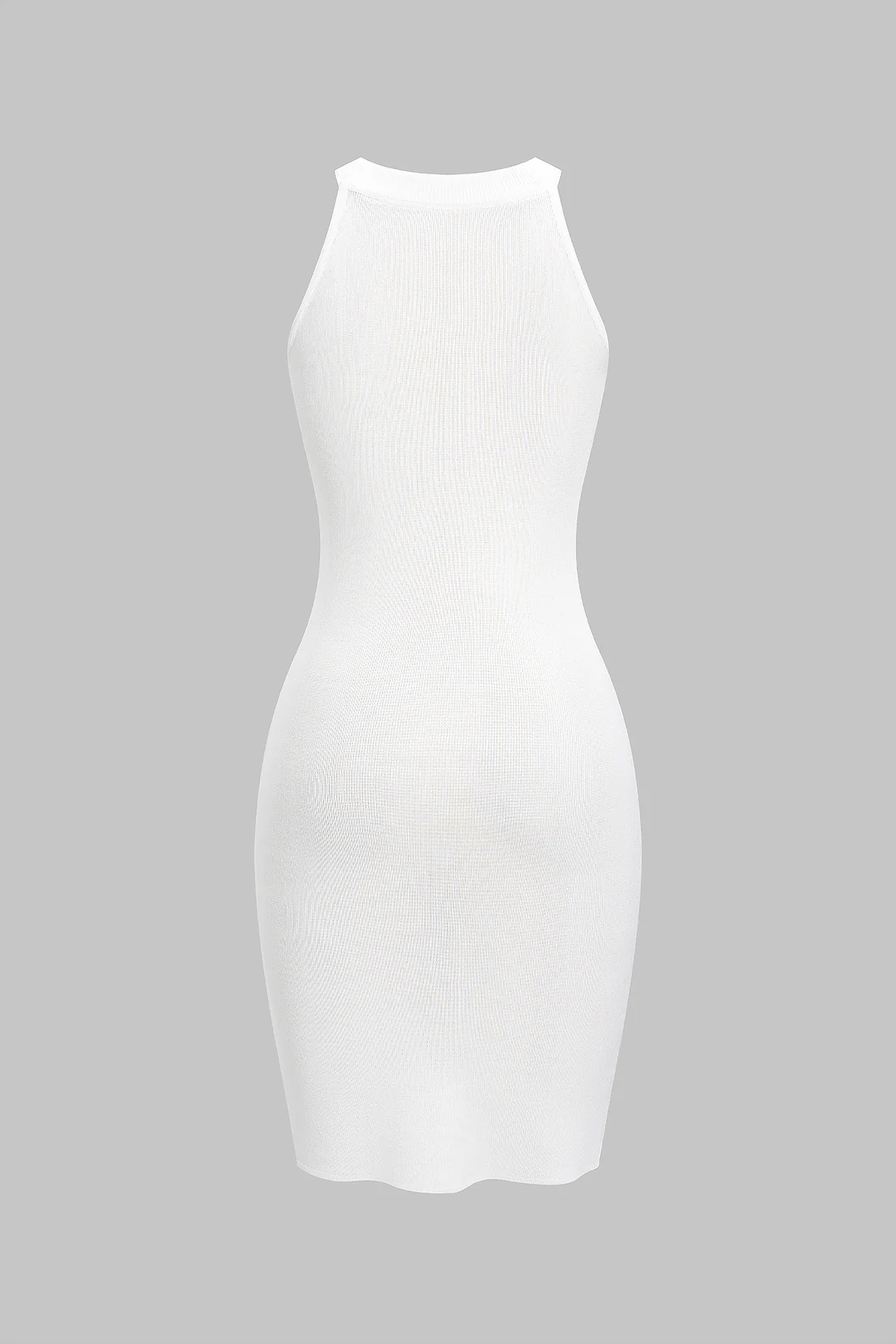 Contrasting Sleeveless Mini Dress