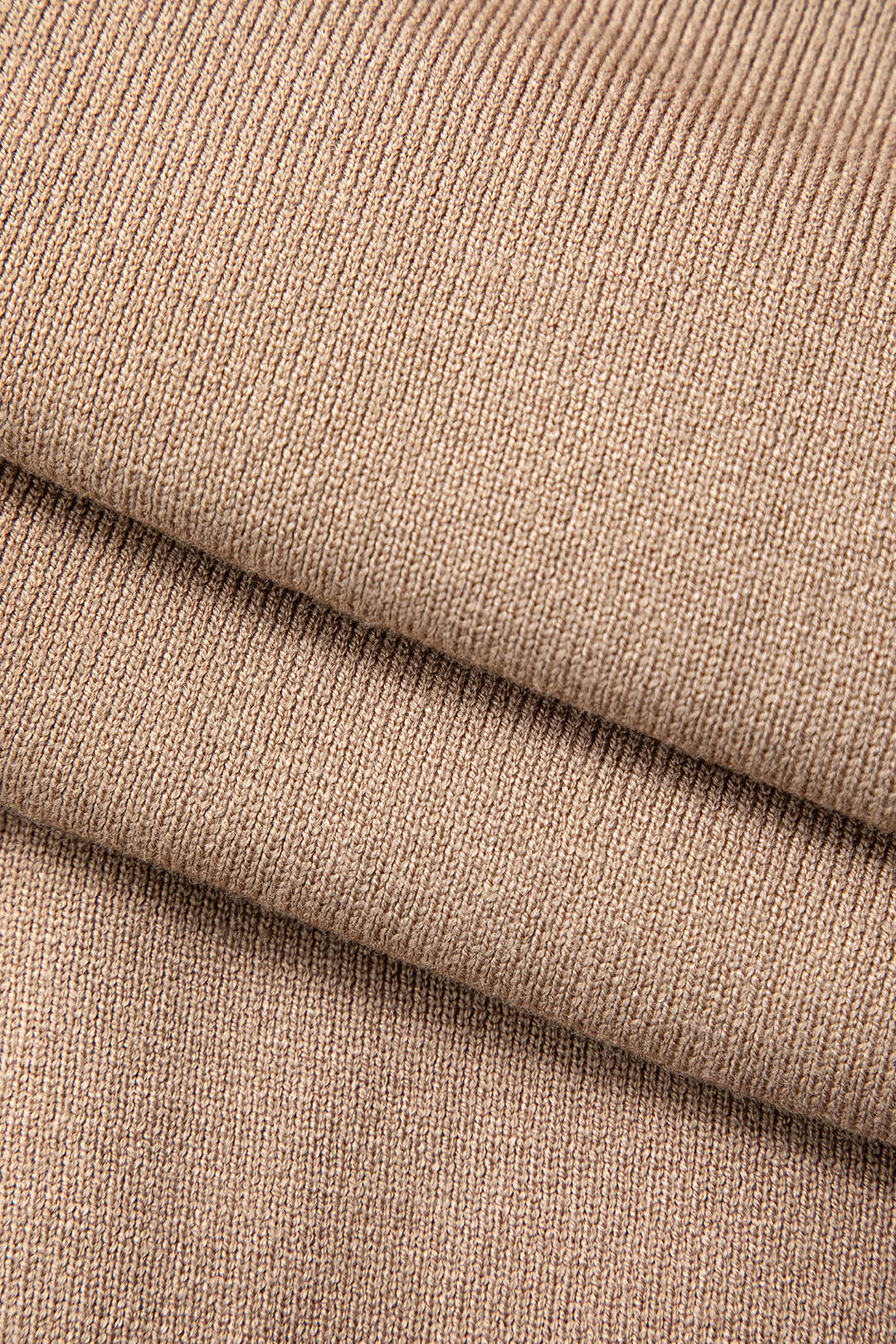 Solid Knitted Wide-Leg Trousers