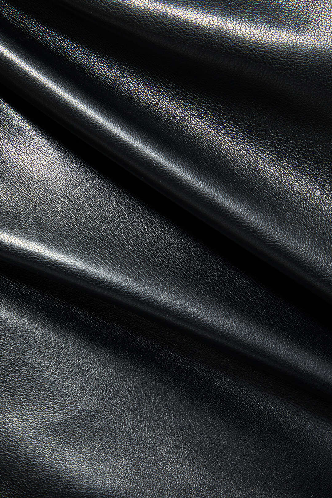 Plus Size Faux Leather Patchwork Tie Front Sleeveless Mini Dress