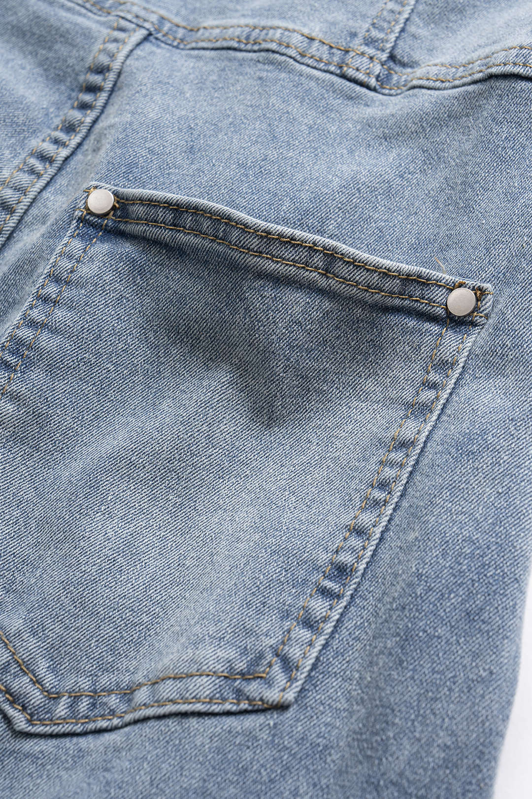 Denim Belted High-Waist Strapless Sleeveless Jumpsuit