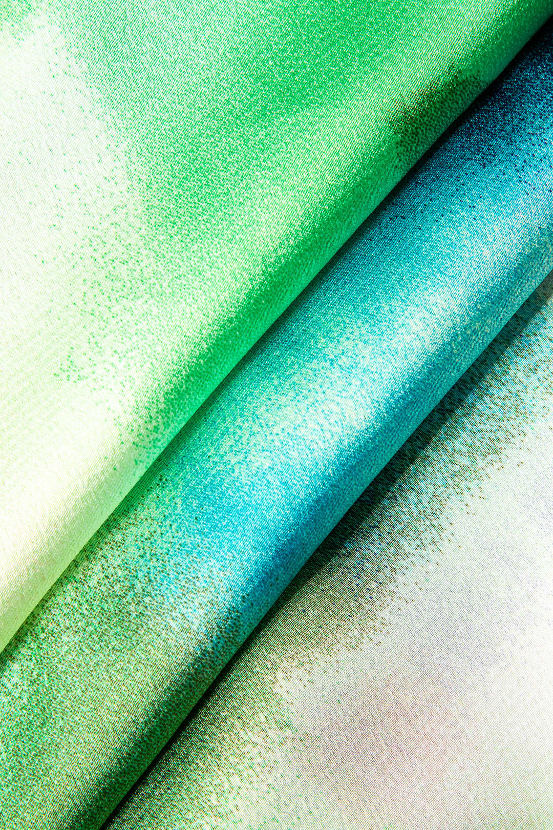 Tie Dye Twisted Split Mid-Length Skirt