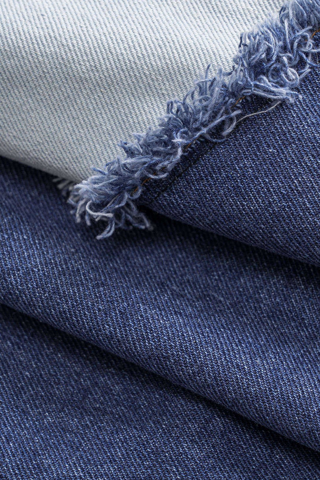 Contrasting Denim Patchwork Buttoned Skirt