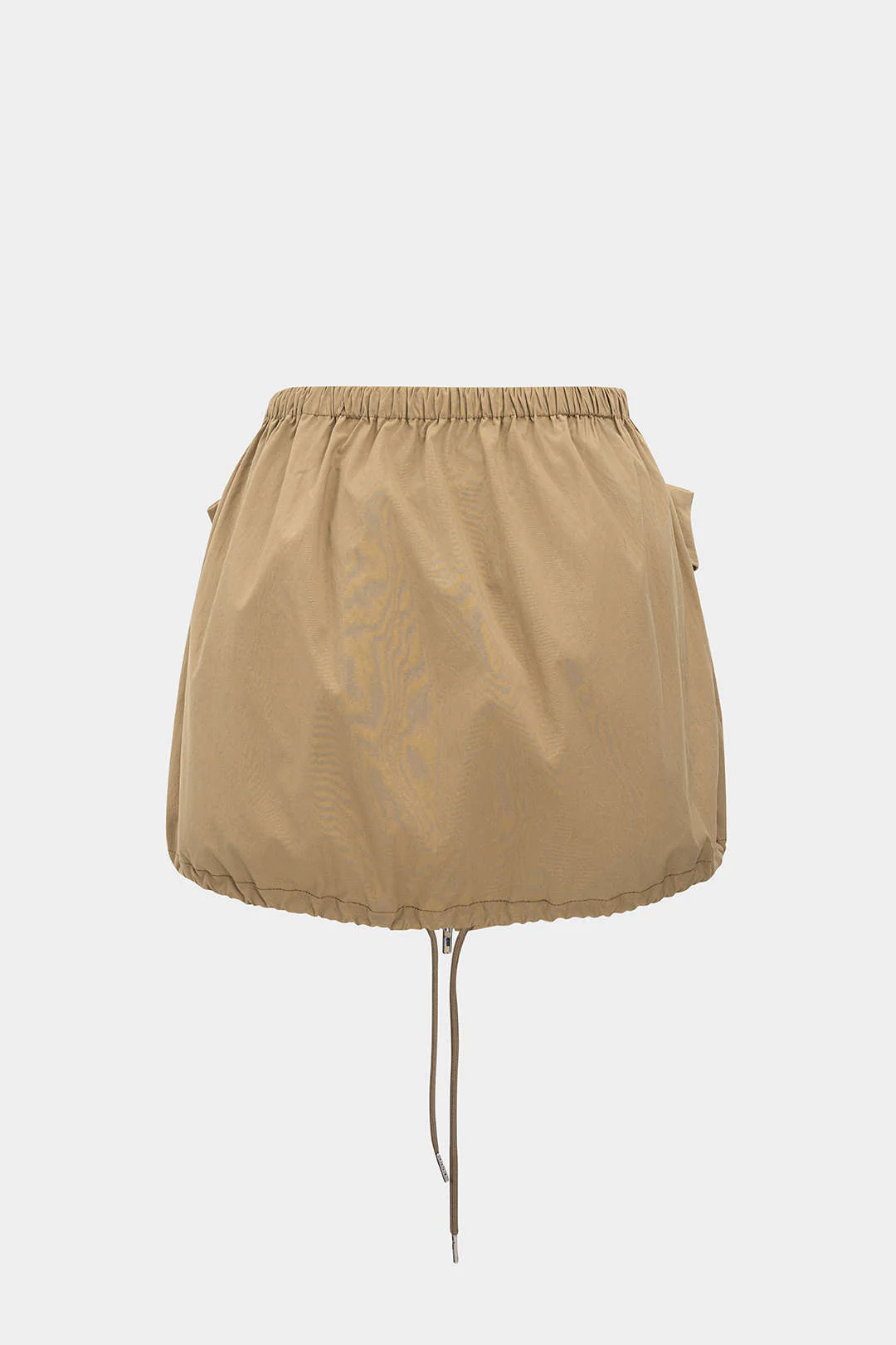 Zippered Pocket Ruched Skirt