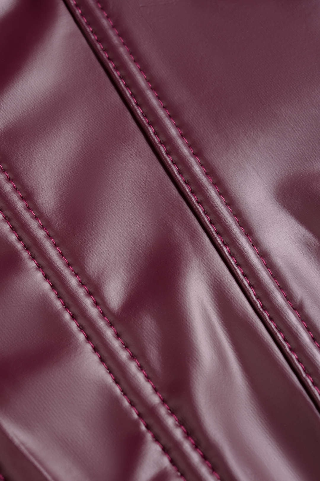 Faux Leather Patchwork Lace Trim Bustier Corset Cami Top