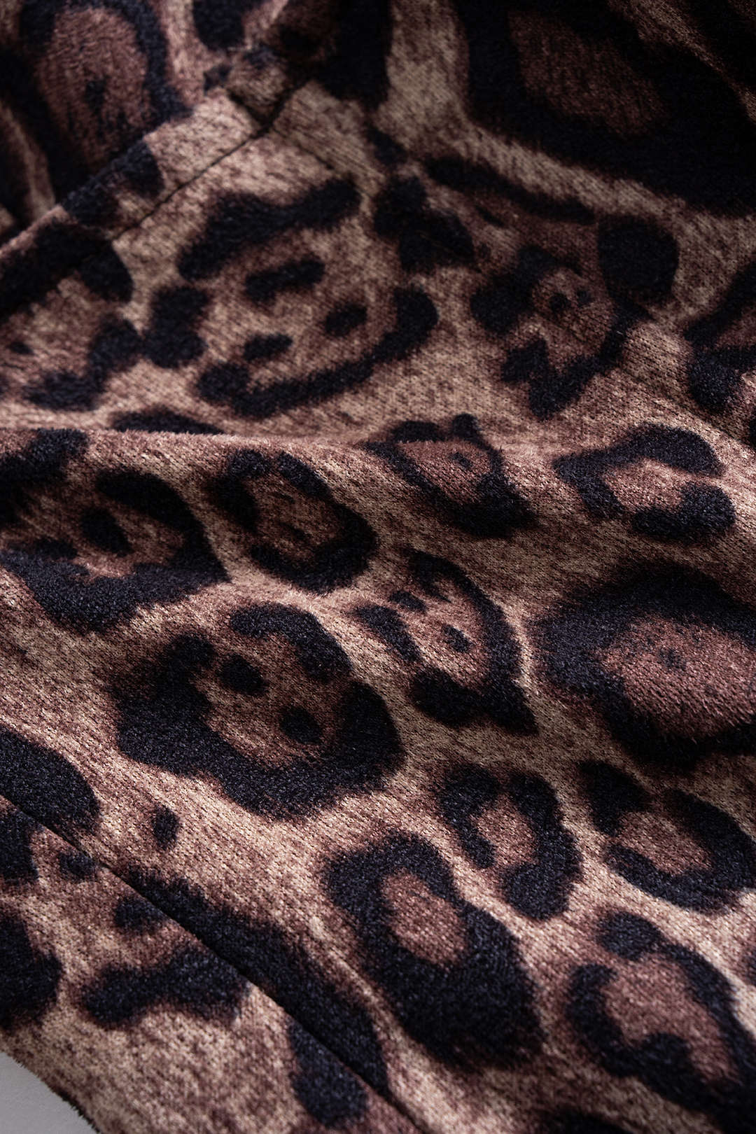 Leopard Print Suede Tie-Back Underwire Strapless Tube Top