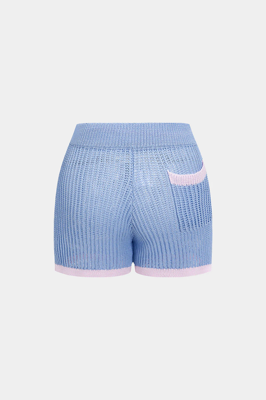 Knit Shorts with Drawstring Pocket
