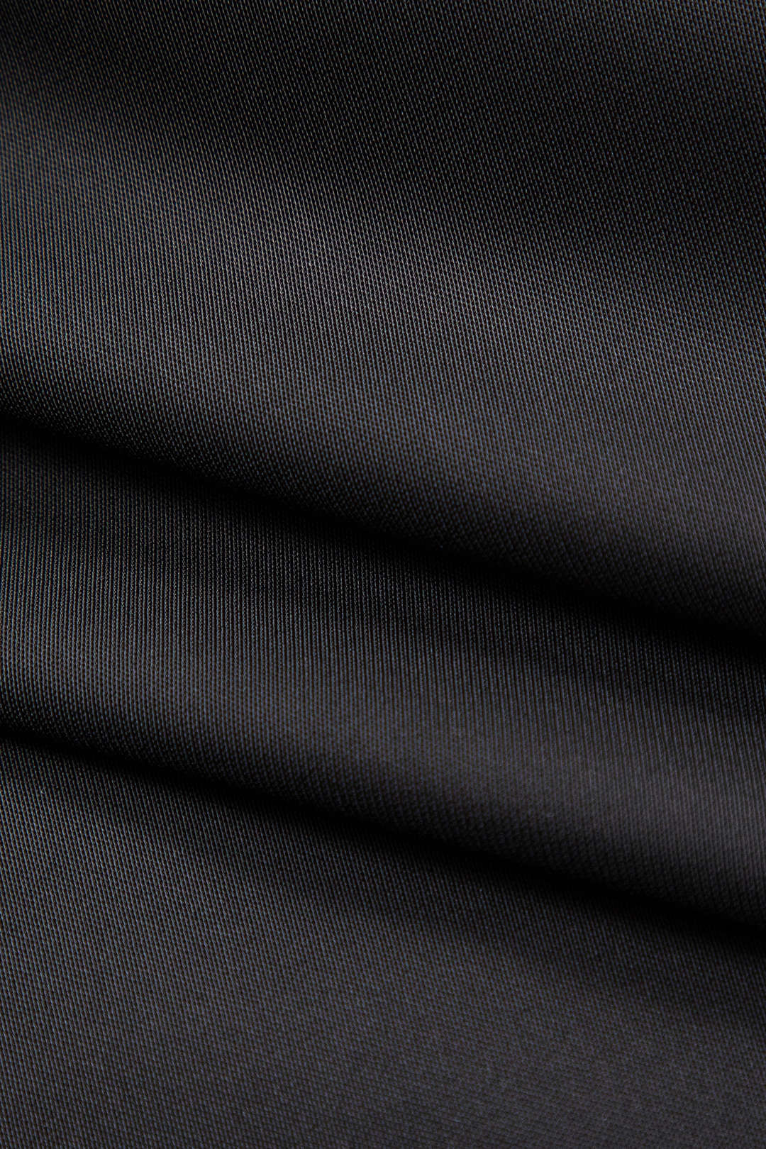 Satin Faux Leather Long Sleeve Mini Dress with Pocket and Button Zipper