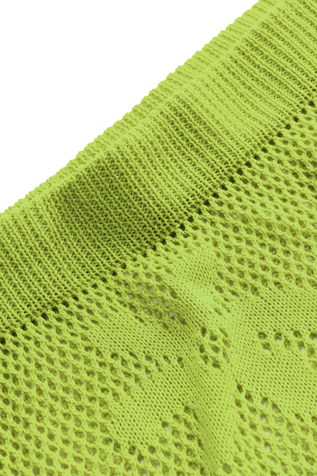 Plus Size Floral Pattern Knit Cut Out Skirt