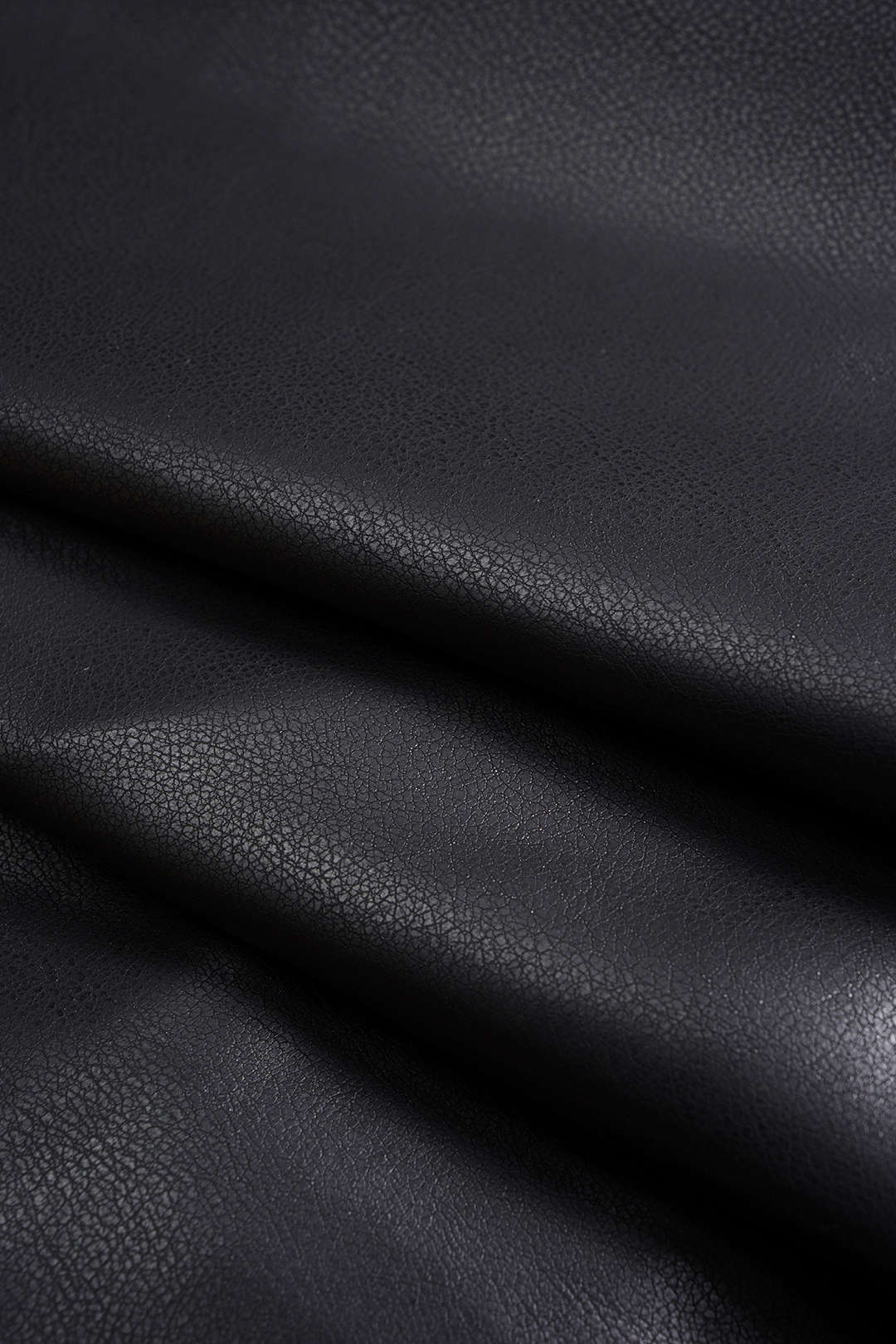 Faux Leather Ruched Zip Shorts