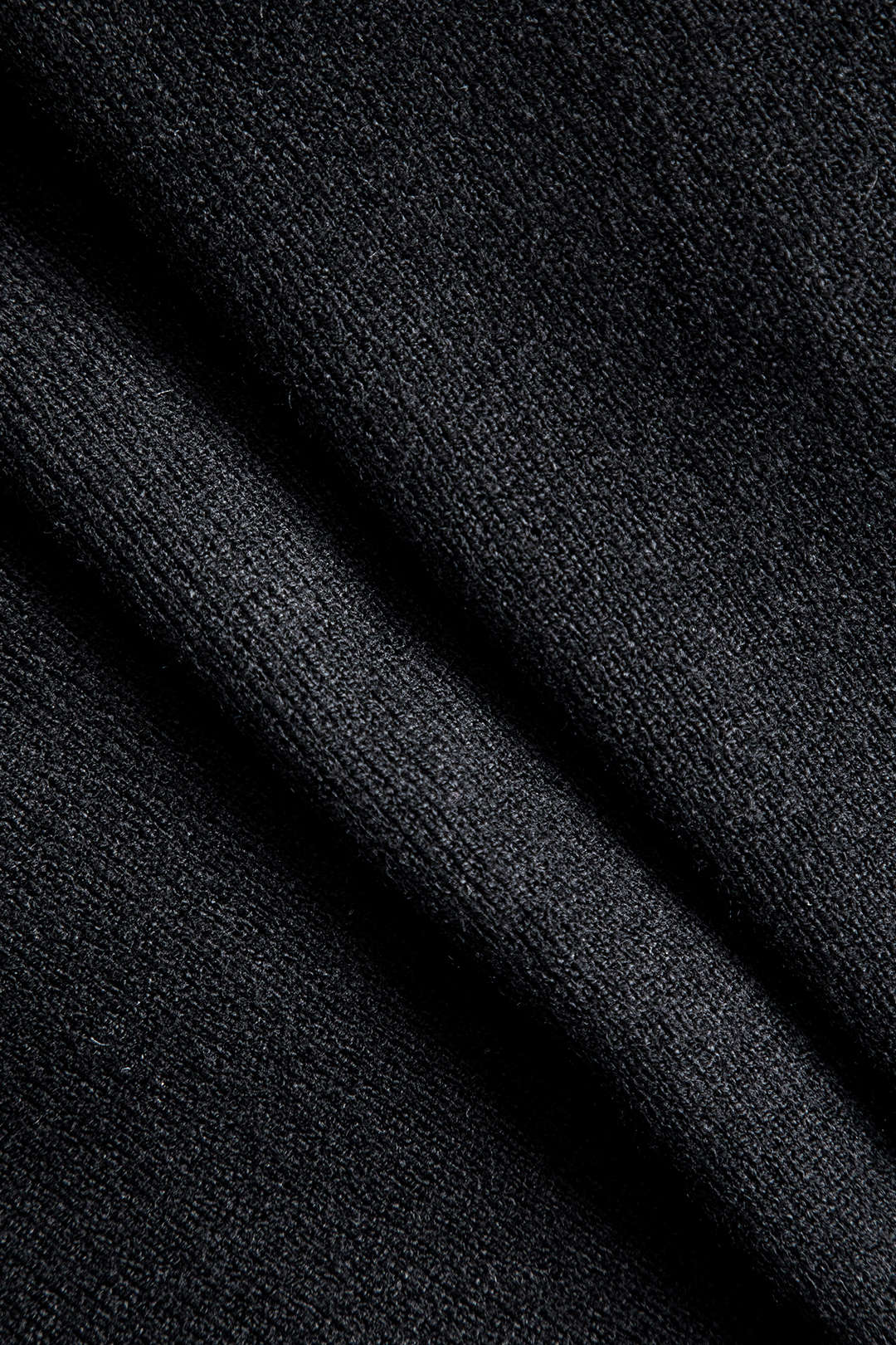 Solid Knitted Belted Button-Decorated Skirt