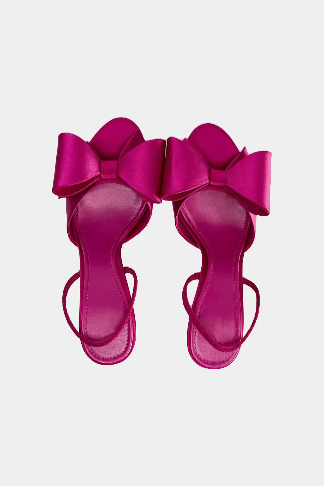 Faux Leather Butterfly Decoration Pointed Heel Shoes