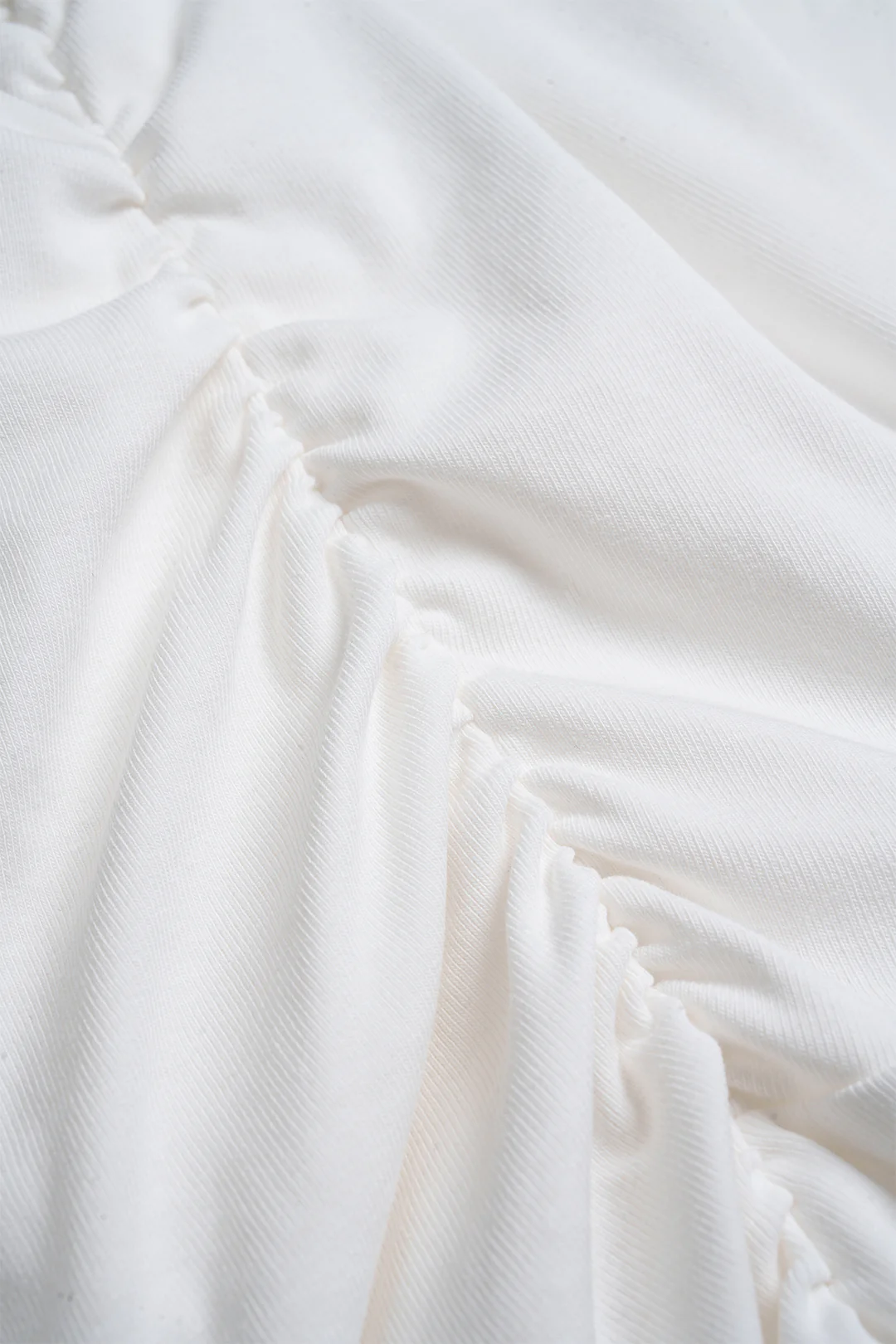 Ruched Twisted Knot Mini Dress