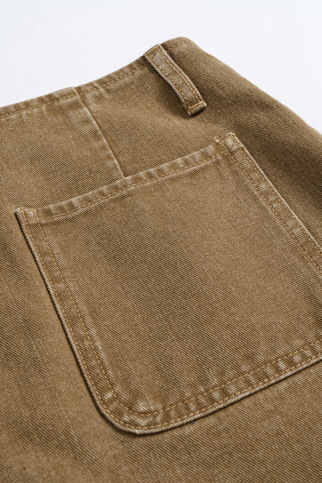 Denim Washed Pocket Shorts