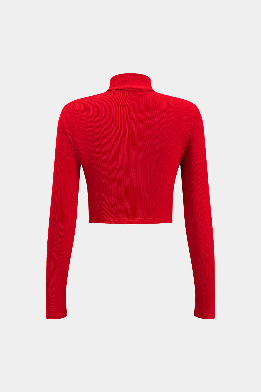 Heart Shape Rhinestone Mock Neck Long Sleeve Top And Skirt Set