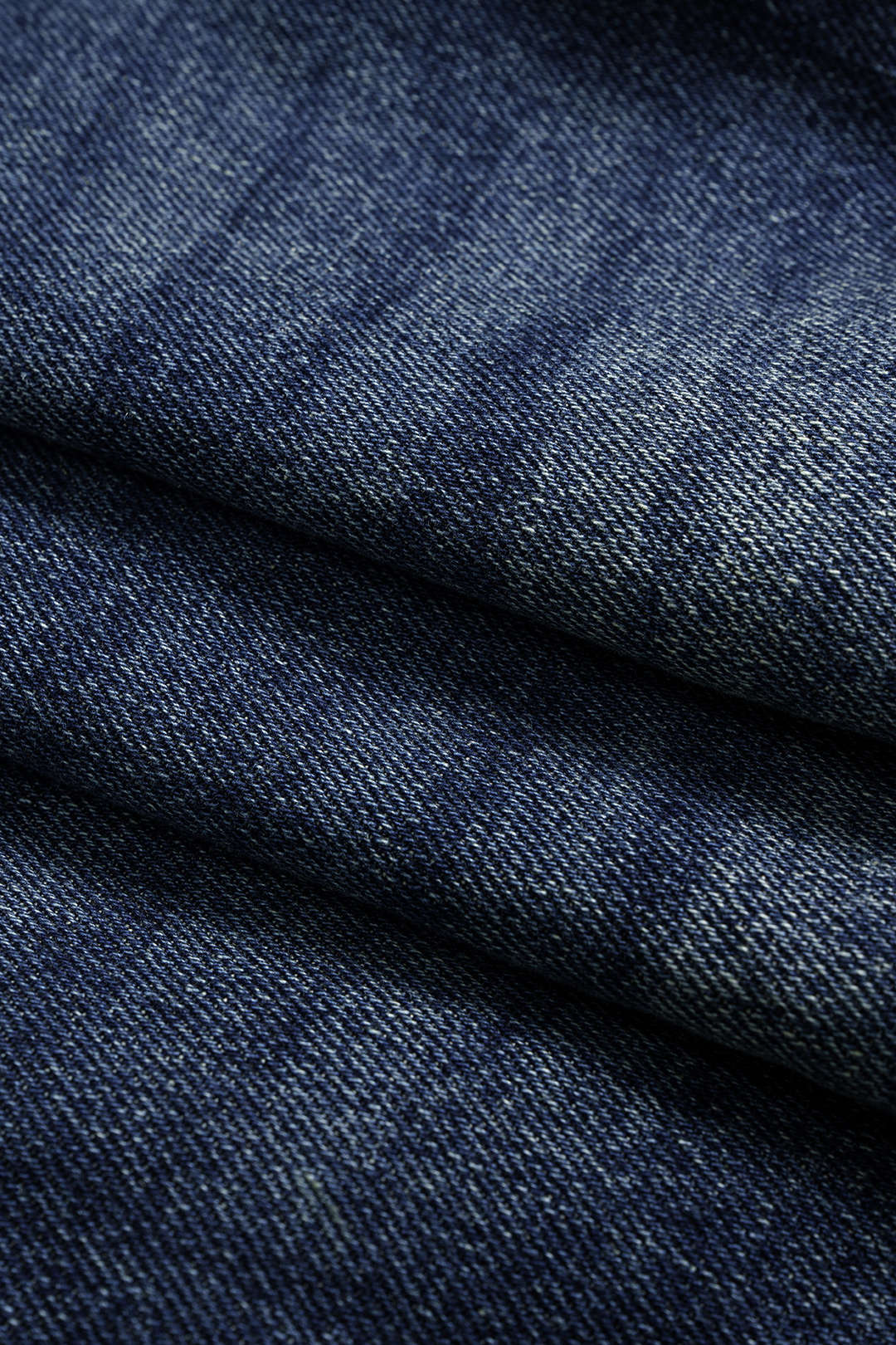 Denim Plaid Print Patchwork Asymmetrical Hem Skirt