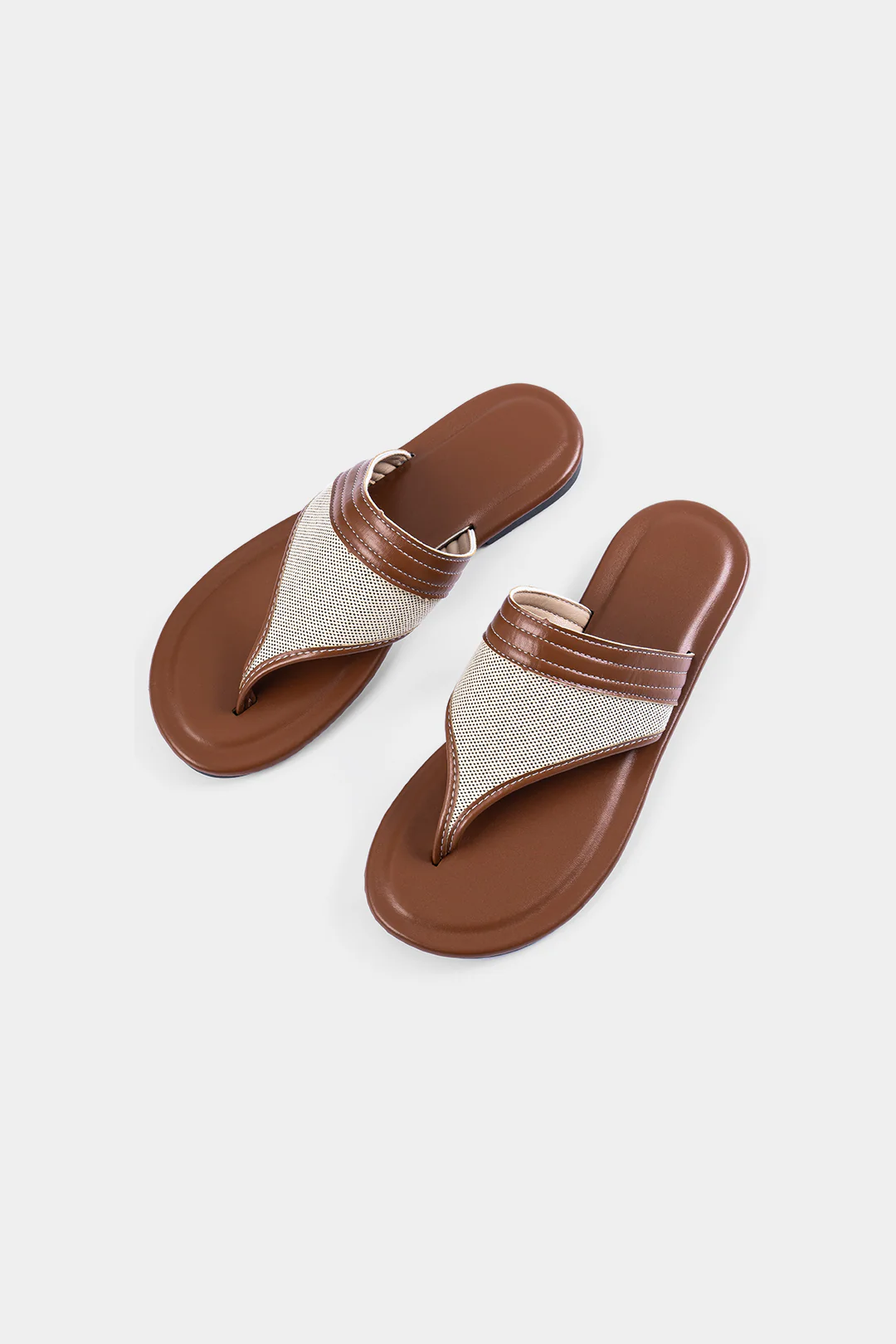 Vintage Faux Leather Slippers