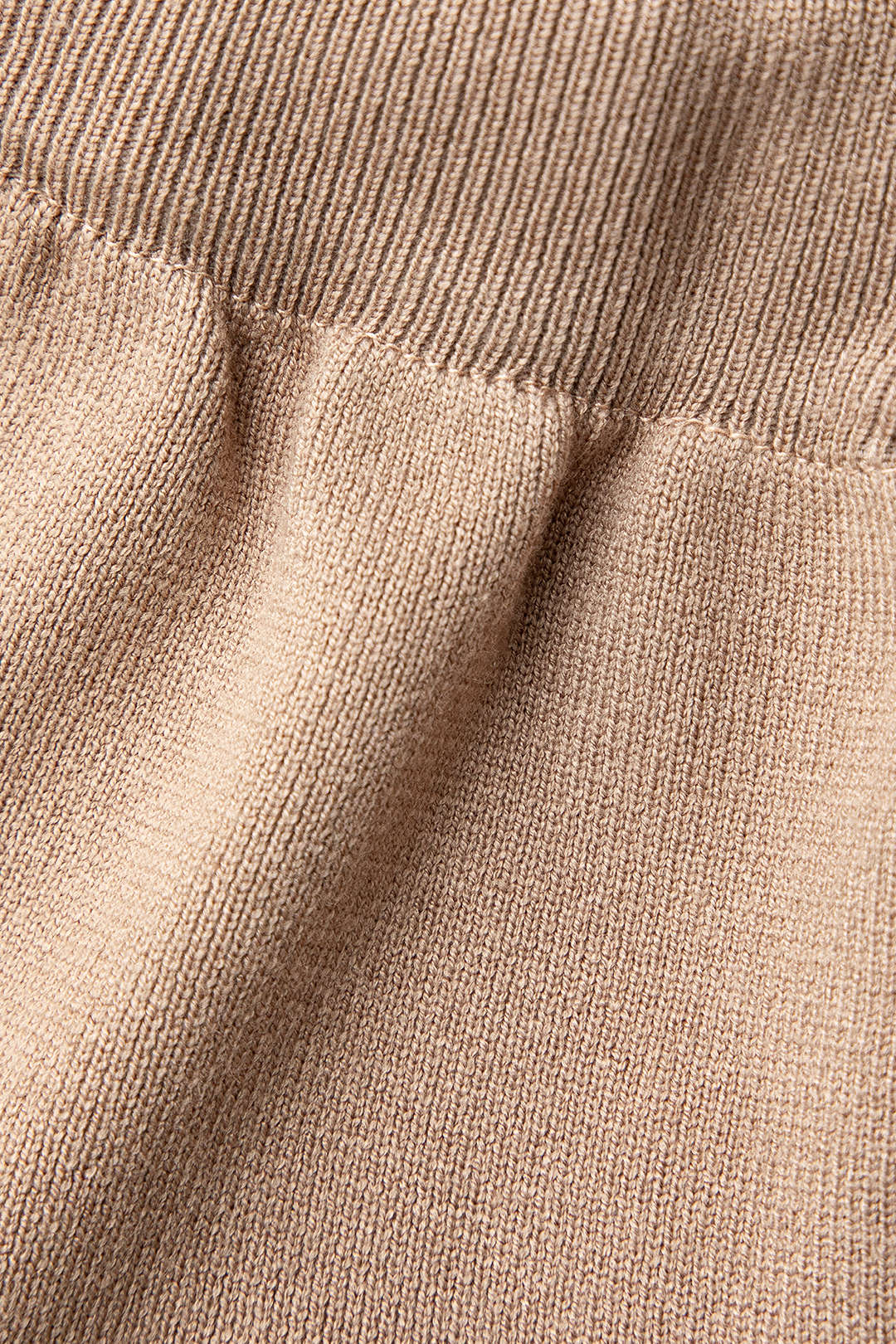 Solid Knitted Wide-Leg Trousers